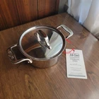 New All-clad Stainless Steel .5 (1/2 Qt) Mini Dutch Oven Cocotte Pot Lid Nwt. Price: $34.99.