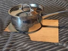 Belgique - Stainless Steel 3.5 Qt Pot W/ Lid Used. Price: $33.88.