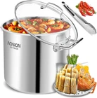 24QT Stainless Steel Stock Pot & Tamale Steamer With Lid - Dishwasher Safe New. Price: $131.99.