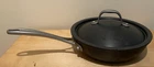 Calphalon Hard Anodized Aluminum Frying Sauce Pan 2-QT 9-INCH With Lid D1609 Used. Price: $37.99.