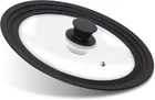 Anaeat Silicone Universal Lid For Pots, Pans And Skillets - Tempered Glass Cover New. Price: $24.30.