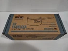 All Clad Authentic D3 Ply Stainless Steel Butter Warmer 0.5 Qt New. Price: $140.00.
