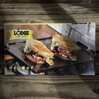 Lodge Seasoned Cast Iron Reversible Griddle Grill 16 "x 9 Usa Original Box Used. Price: $27.92.