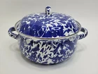 Golden Rabbit Enamelware 2.5 Quart Dutch Oven Porcelain Cobalt New. Price: $33.50.