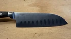 Wolfgang Puck Signature 5" Santoku Knife Forged Full Tang Triple Rivet Granton Used. Price: $14.99.