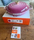 Creuset Signature Enameled Cast Iron Shallow Braiser 3.5 Qt. 11.75" Berry New. Price: $549.99.