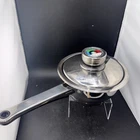 Vintage Nutri-stahl 1.5 Qt Stainless Steel Sauce Pot W/ Gauge Lid Waterless Cook Used. Price: $35.00.