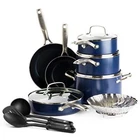 Blue Diamond Cookware Infused Ceramic Nonstick 14 Piece Pots An New. Price: $332.99.