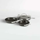 All-clad Essentials Nonstick 4-PIECE Skillet Set (scratch) New. Price: $89.99.