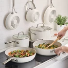 Kitchenaid Hard-anodized Ceramic Induction Cookware Set, 11-PIECE New. Price: $274.99.