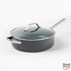5QT Nonstick Ceramic Coated Aluminum Saute Pan Dark Gray - Figmint New. Price: $45.00.