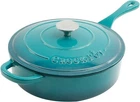 Crock Pot Artisan 3.5 Quart Enameled Cast Iron Deep Saut Pan With Self Basting New. Price: $100.59.