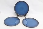 3 Le Creuset San Francisco 10.5" Dinner Plates Lapis Blue New. Price: $42.00.