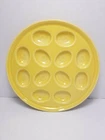 Fiesta Egg Tray 11" Deviled Platter - Sunflower Yellow Easter Display Used. Price: $19.99.
