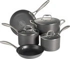 Onyxpro 8-PIECE Hard Anodized Non-stick Cookware Set With Glass Lids New. Price: $300.99.