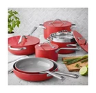 Member Mark 11 Piece Modern Ceramic Cookware With Smart Kitchen Tools Set... New. Price: $180.02.