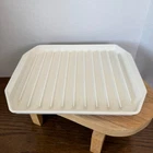 Nordic Ware Compact Bacon Rack 9.5" Microwave Conventional Oven Tray White Usa Used. Price: $15.20.