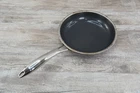 Genuine Hexclad 8" Hybrid Frying Pan Stainless/nonstick Induction Safe - Lid Used. Price: $39.99.