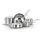Calphalon 2095338 Classic Stainless Steel Cookware Set 10-PIECE Oven Safe 450F New. Price: $184.99.
