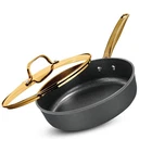 Granitestone Armor Max Gold 14 In Nonstick Heavy Duty Hard Anodized Saut Pan New. Price: $49.99.