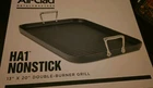 Brand New All Clad HA1 Nonstick Hard Anodized Double Burner Grill. Price: $75.00.