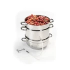 Lehman's Mehu-maija 11 Qt Steam Juicer, Stainless Steel With Lid, Hose, Clamp... New. Price: $211.21.