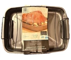 New Mainstays 2-PIECE Large Non-stick Roasting Pan Set With Removable Rack. Price: $28.75.