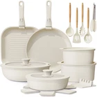 22 Piece Ceramic Non Stick Cookware Set Pots & Pans Detachable Handles Oven Safe New. Price: $99.99.