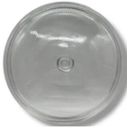 Vintage Usa 10 Clear Glass Replacement Lid Domed With Knob 11.5" Diameter Used. Price: $16.16.