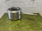 Scanpan Ctx Nonstick Saucepan 2.75 Qt. With Glass Lid Used. Price: $49.00.