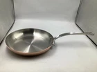 Mauviel M'150 Copper Frying Pan With Cast Stainless Steel Handle, 10.2 In. New. Price: $142.07.