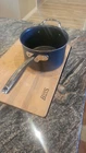 Williams Sonoma Hestan 4 Qt Sauce Pan Hard Anodized Copper Core Quart Lid Used. Price: $34.00.