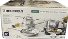 Henckels Legacy Tri-ply Clad 12 Piece Stainless Steel Cookware Set 1816600 New. Price: $250.00.