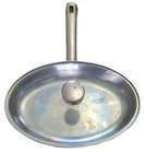 Wolfgang Puck Bistro Collection 12" Oval Skillet With Lid 18-10 Stainless Steel Used. Price: $45.00.
