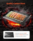 24X16IN Carbon Steel Griddle Flat Top Bbq Grill Plate Handles 788 New. Price: $78.99.