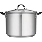 Tramontina 16 Quart Stainless Steel Covered Stock Pot New. Price: $63.00.