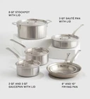 Nwot! Quince 5PLY Stainless Steel Non-toxic 10 Piece Cookware Set! (skt) New. Price: $300.00.