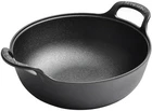 Vonoto 11 Inch Cast Iron Wok Handles Grilling Use The Stove New. Price: $167.33.