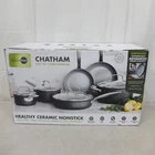 Brand New Greenpan Chatham 10 Pc Healthy Ceramic Nonstick Cookware. Price: $199.90.