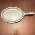 Wilton Armetale Gourmet Grillware Oval Pan Silver Dishwasher Safe Used. Price: $24.00.