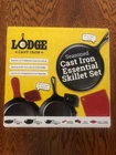 Lodge Cast Iron Seasoned Essential Skillet Set, 7 Pc, Black, Pans, Cooking, Nip New. Price: $96.60.