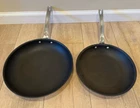 Viking Hard Anodized Nonstick Aluminum Frying Pan Skillet 12 10 Lot Black Used. Price: $56.00.