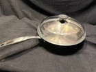 Belgique "tools Of The Trade" Copper Bottom 11" Fry Pan With Domed Glass Lid Used. Price: $39.00.