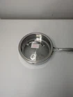 Princess House 9" Tri-ply Stainless Steel Sear Pan With Lid Induction Ready New. Price: $110.00.