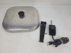 Vintage Biltmore Electric Skillet Frypan Lid, Plug, & Mixed Parts Lot Used. Price: $39.97.