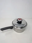Society Sensi-tone Cookware Ultrex 7 T304S 2 Qt Sauce Pan Pot With Lid Usa Made Used. Price: $46.07.