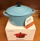 Turquoise 24 Oz Cocotte Creuset Petite Dutch Casserole Nib Stoneware. Price: $45.00.