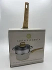 Earth Elements 2.5 Quart Sauce Pot With Steamer Insert EE20S01 New. Price: $17.60.