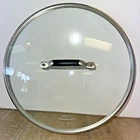 Calphalon Select Tempered Glass Replacement Lid 12.5 Silicone Handle Grip Used. Price: $11.05.
