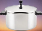 Farberware Classic 6-QT Stockpot Stainless Steel, W/ Lid, Induction Ready New. Price: $52.21.